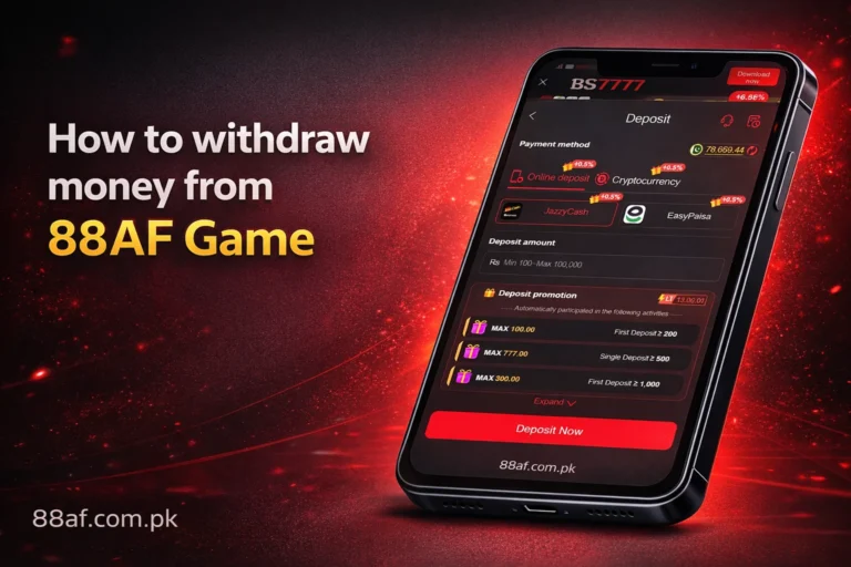 withdraw money from 88af game