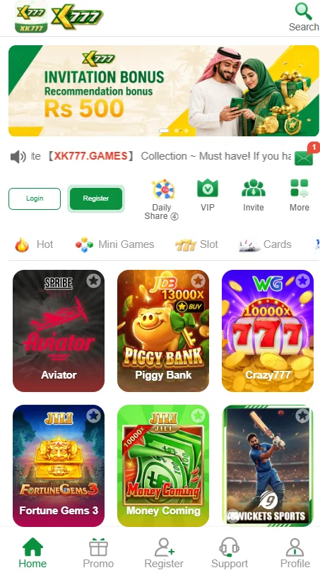XK777 Game App