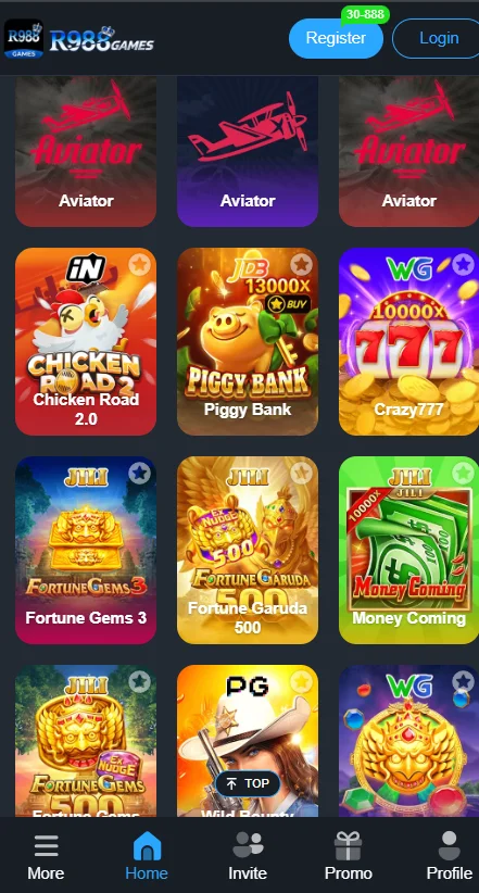R988 Game App